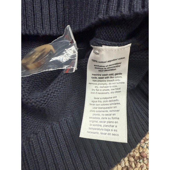 NWT Náutica Classic V-Neck Cardigan Elegant Preppy Classy Button Up Large - Picture 8 of 12